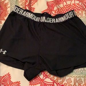 black under armor shorts